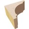 Ekena Millwork 2"W x 4"D x 4"H Classic Hughes Rough Cedar Woodgrain TimberThane Corbel, Primed Tan CORUR02X04X04HUGRCPR - alternate 6